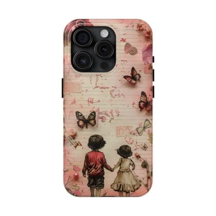 Cute Childhood Buddies Junk Journal Phone Case