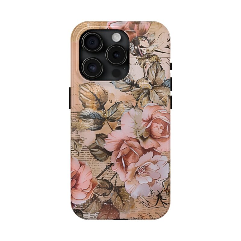 Vintage Rose Junk Journal Phone Case