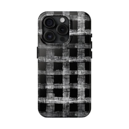 Grunge Gingham Phone Case 5