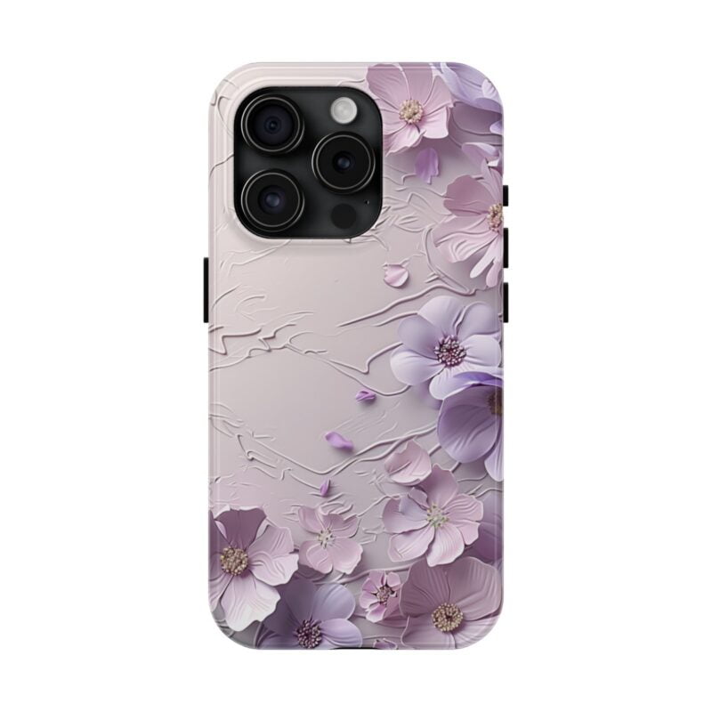 Lavender Blossom Floral Design Phone Case 5