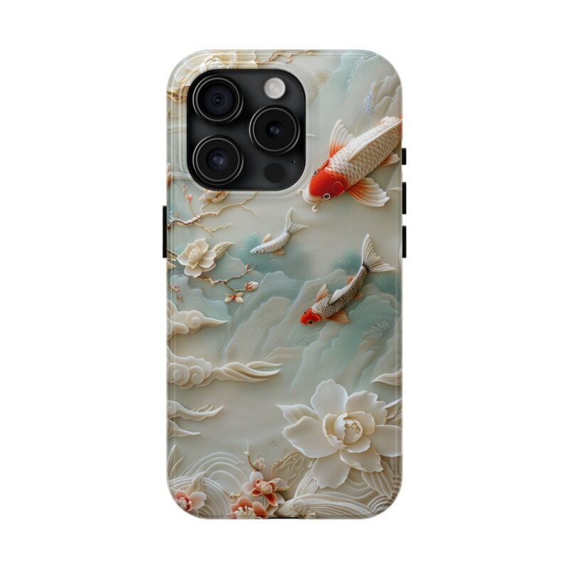 Embossed Underwater Scene Phone Case 5