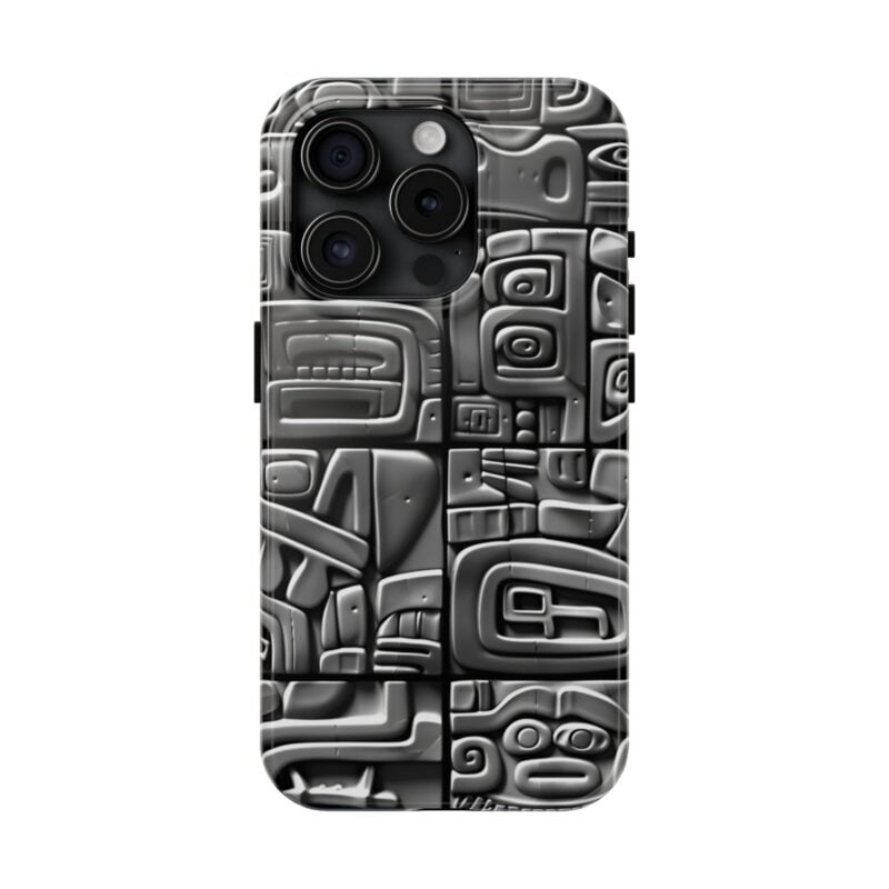 Ancient Aztec Carving Design Phone Case 5