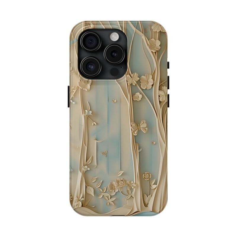 Tranquil Blossoms Layered Paper Phone Case 5