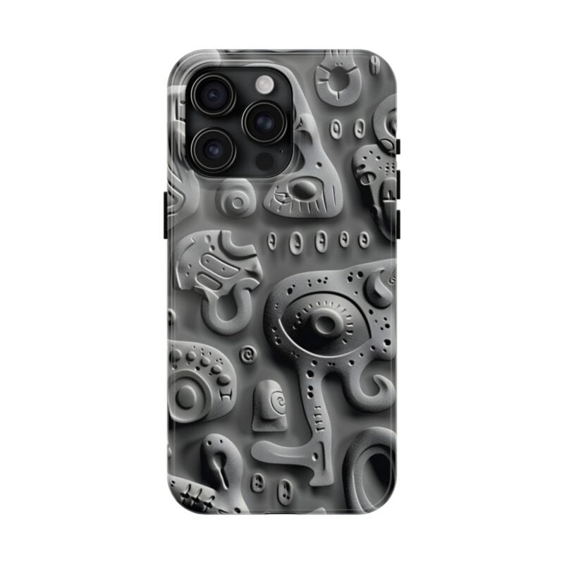 Cryptic Alien Script Design Phone Case