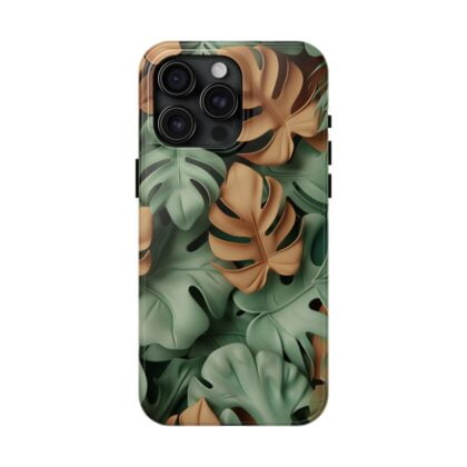 Earthy Leaf Pattern Phone Case