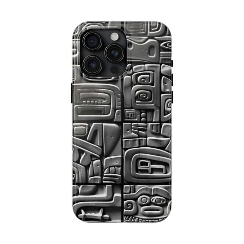 Ancient Aztec Carving Design Phone Case