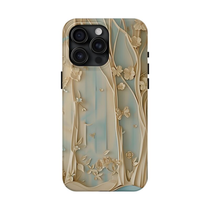 Tranquil Blossoms Layered Paper Phone Case