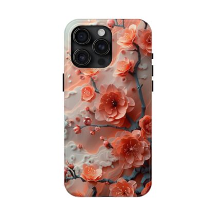 Soft Pastel Spring Flowers Paper Cut Phone Case