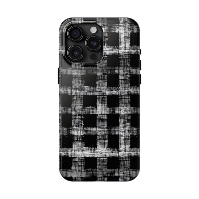 Grunge Gingham Phone Case