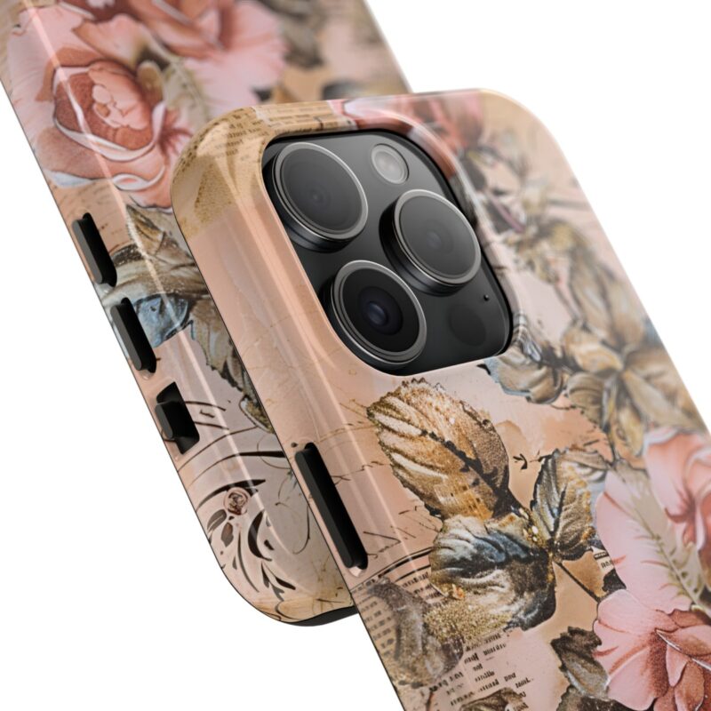 Vintage Rose Junk Journal Phone Case 1