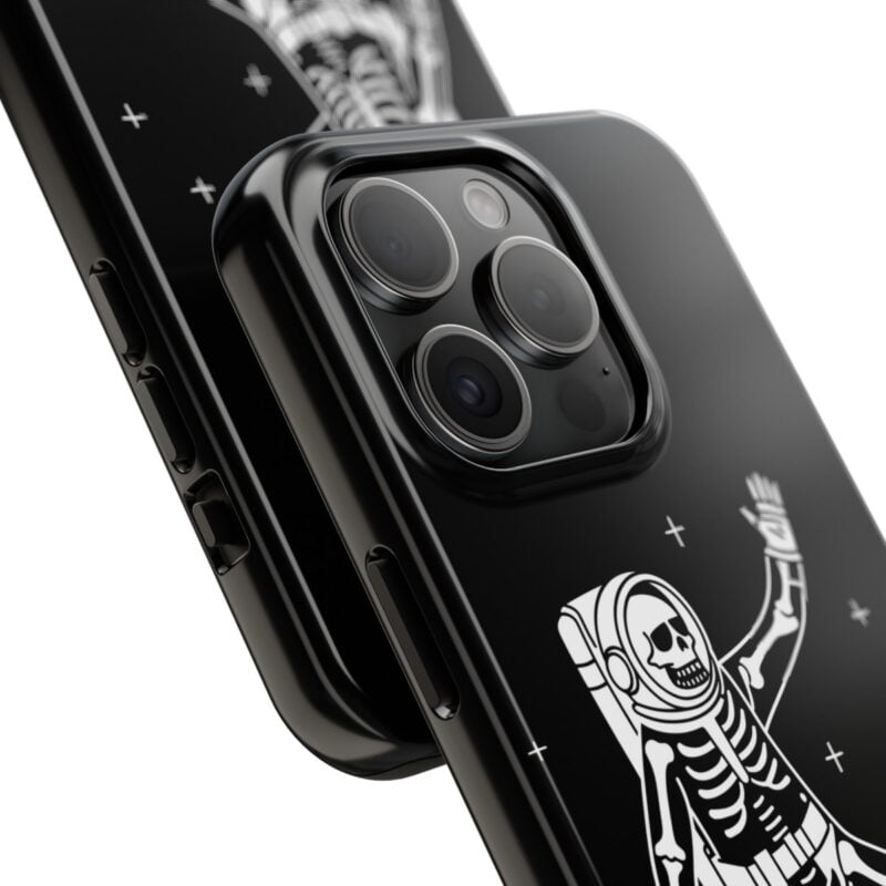 Funny Skeleton Astronaut Phone Case 1
