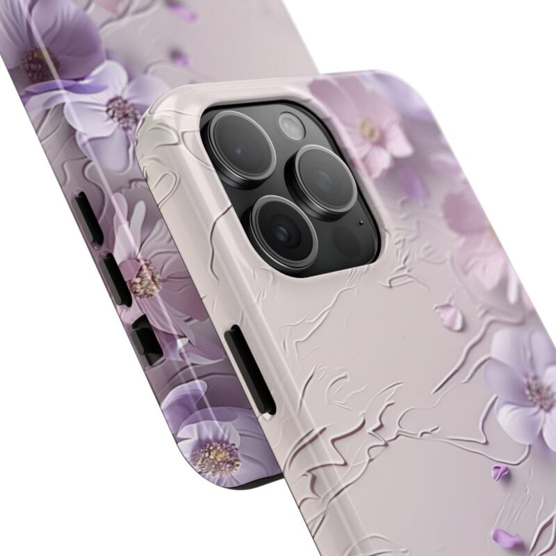 Lavender Blossom Floral Design Phone Case 1