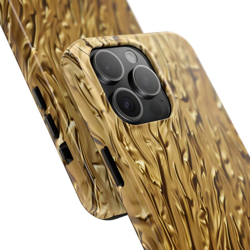 Golden Crinkle Texture Phone Case 1