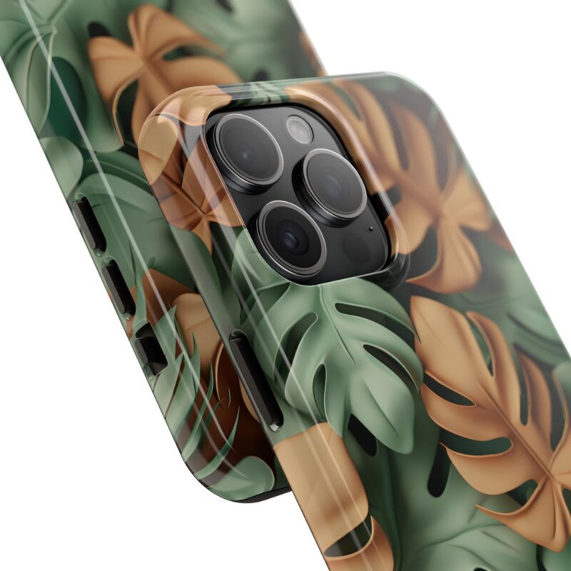 Earthy Leaf Pattern Phone Case 1