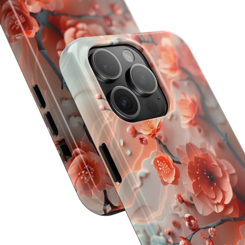 Soft Pastel Spring Flowers Paper Cut Phone Case 1