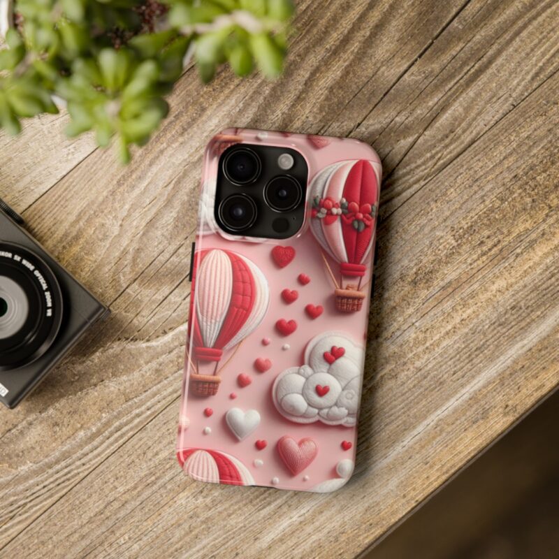 Pastel Hot Air Balloon Embroidered Phone Case 3