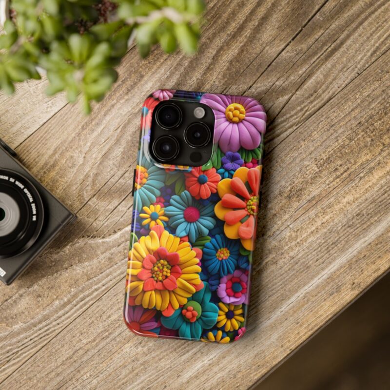 Cute Colorful Flowers Phone Case 3