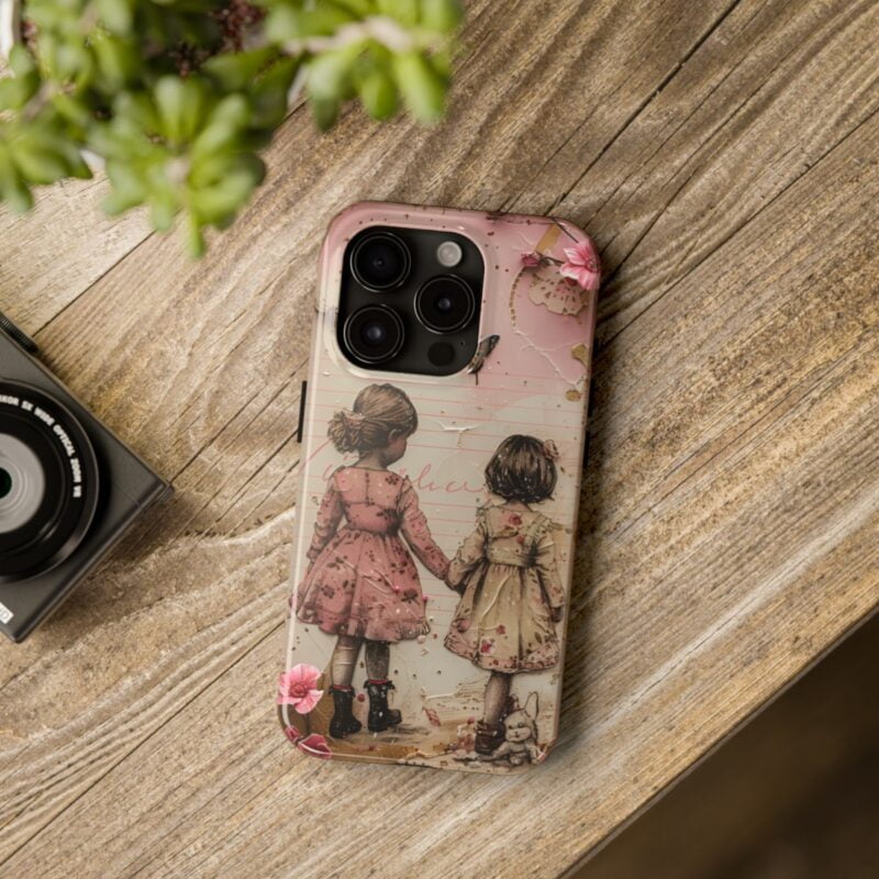 Cute Sisters Junk Journal Phone Case 3