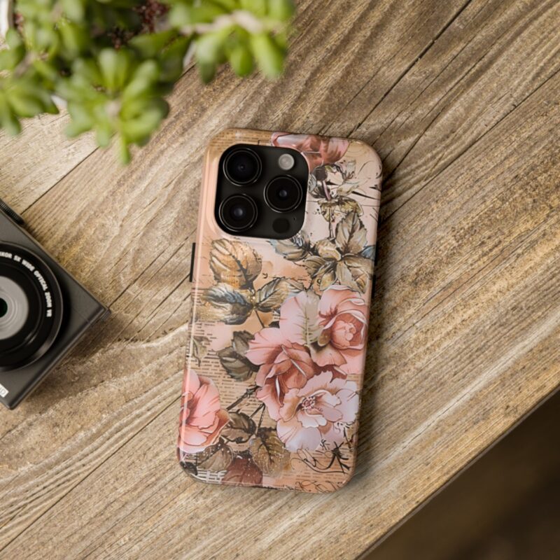 Vintage Rose Junk Journal Phone Case 3
