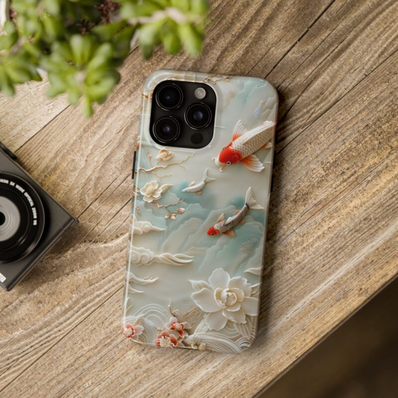 Embossed Underwater Scene Phone Case 3