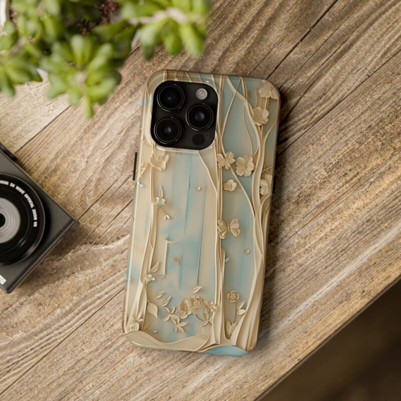Tranquil Blossoms Layered Paper Phone Case 3