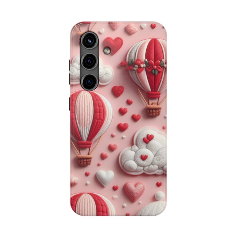 Pastel Hot Air Balloon Embroidered Phone Case 4