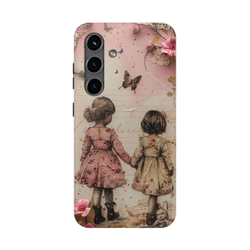 Cute Sisters Junk Journal Phone Case 4