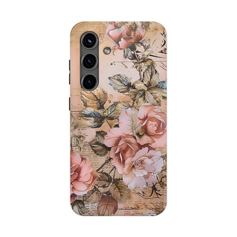 Vintage Rose Junk Journal Phone Case 4