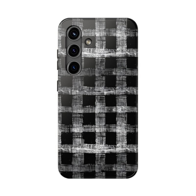 Grunge Gingham Phone Case 4