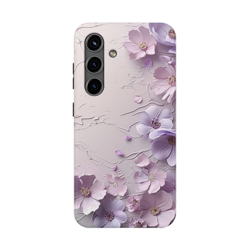 Lavender Blossom Floral Design Phone Case 4