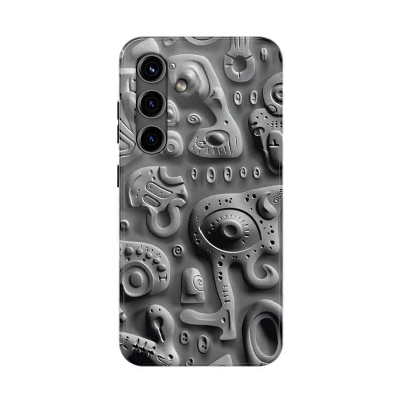 Cryptic Alien Script Design Phone Case 4