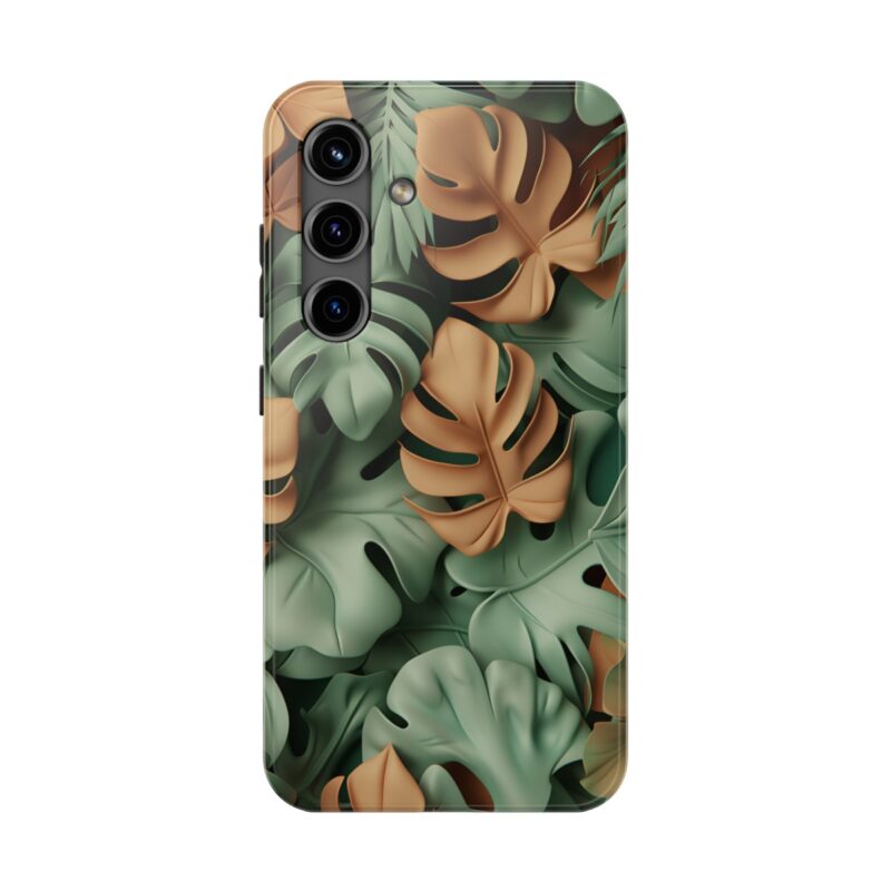 Earthy Leaf Pattern Phone Case 4
