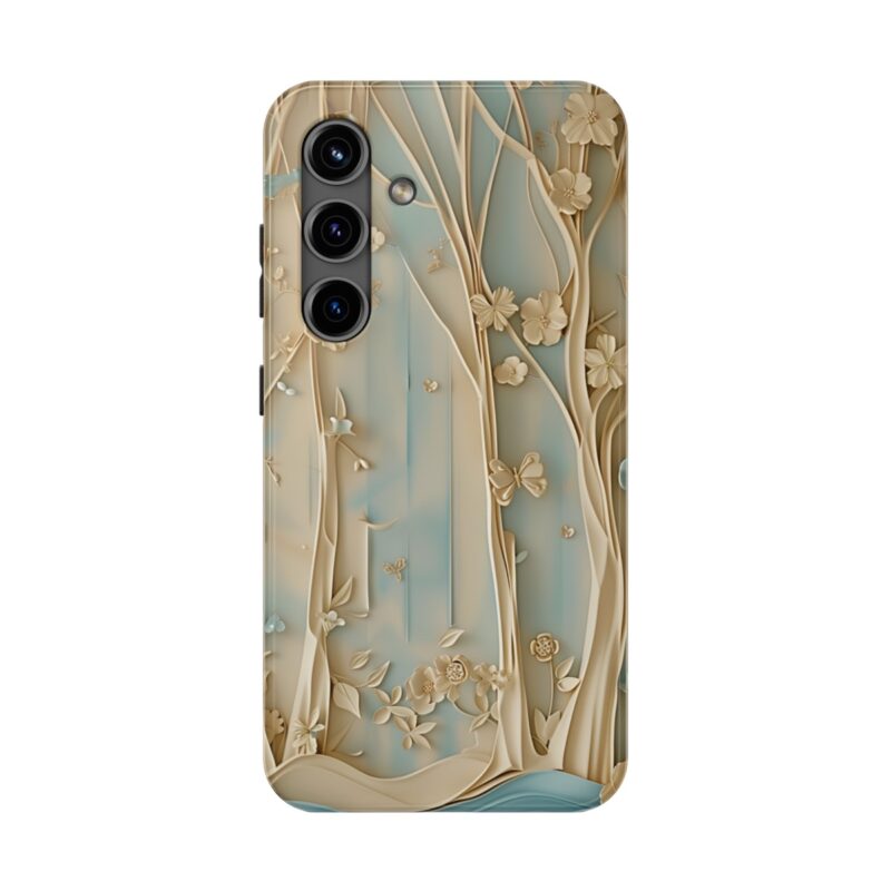 Tranquil Blossoms Layered Paper Phone Case 4