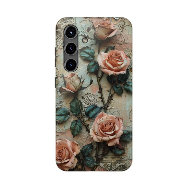 Roses Junk Journal Phone Case 4