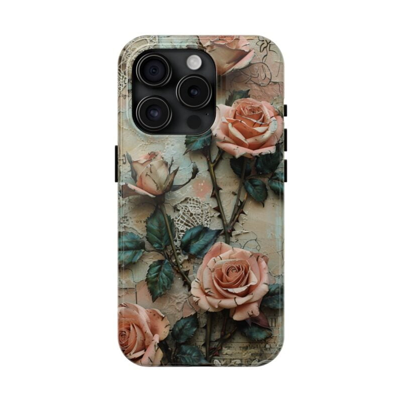 Roses Junk Journal Phone Case