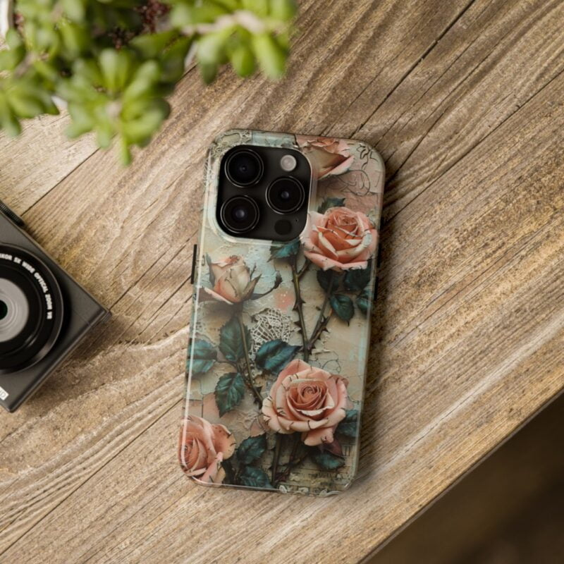 Roses Junk Journal Phone Case 3