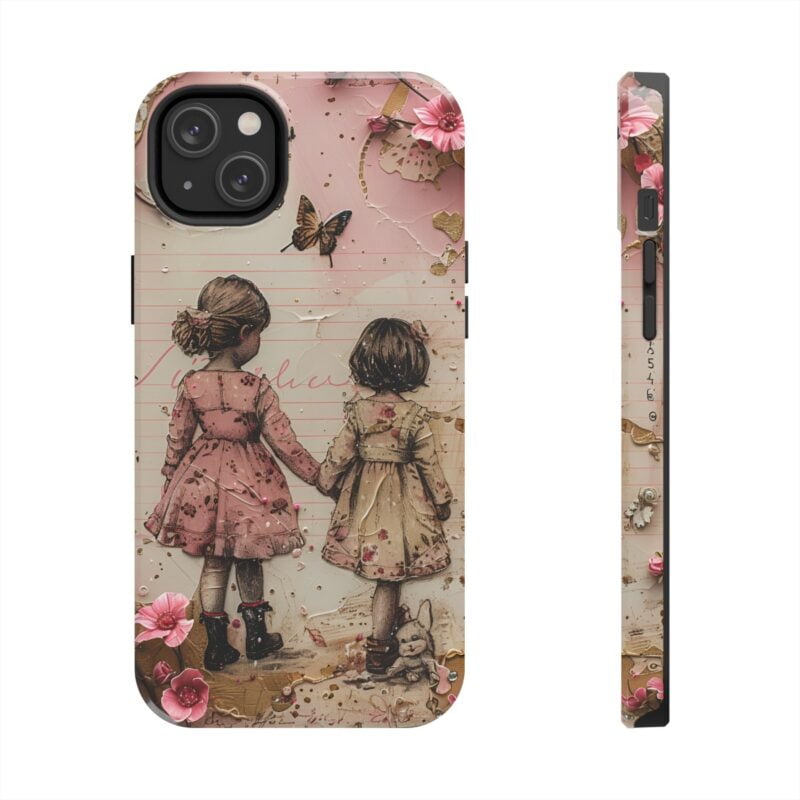 Cute Sisters Junk Journal Phone Case 2