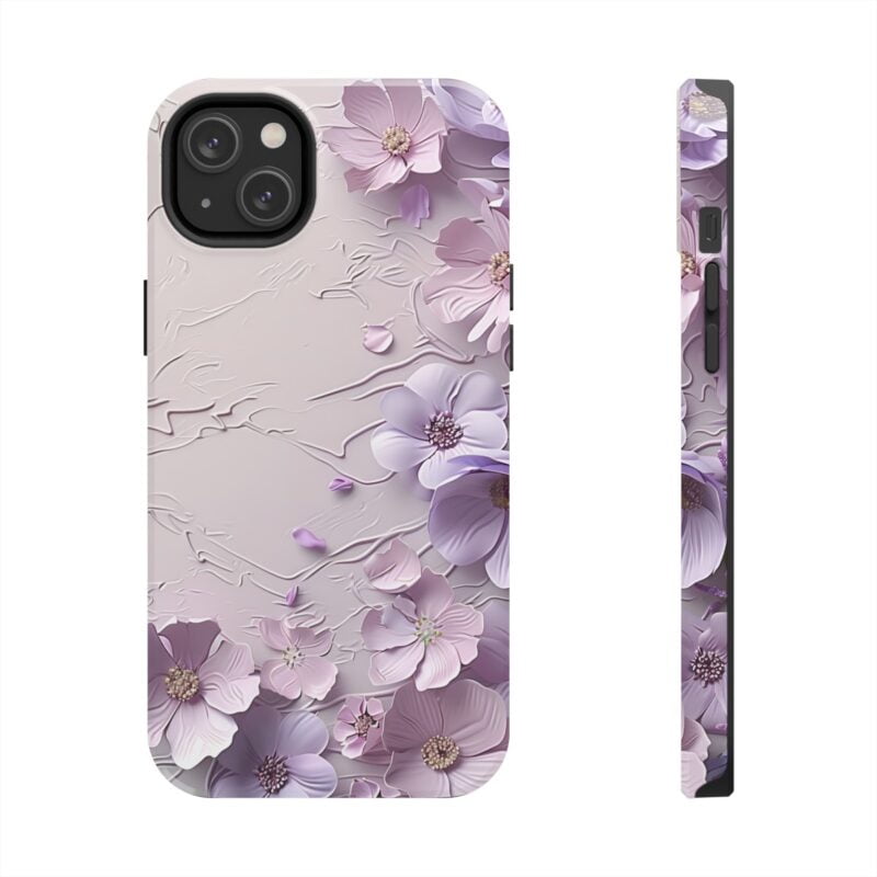 Lavender Blossom Floral Design Phone Case 2