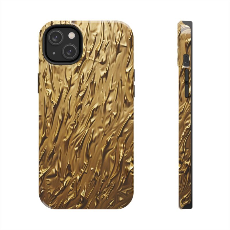 Golden Crinkle Texture Phone Case 2