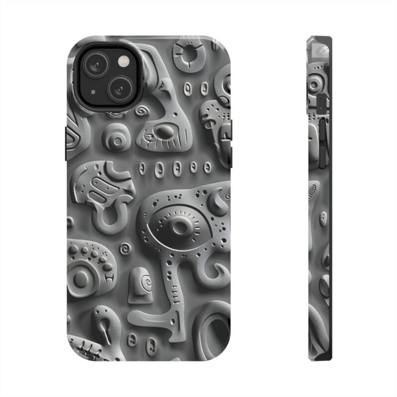 Cryptic Alien Script Design Phone Case 2