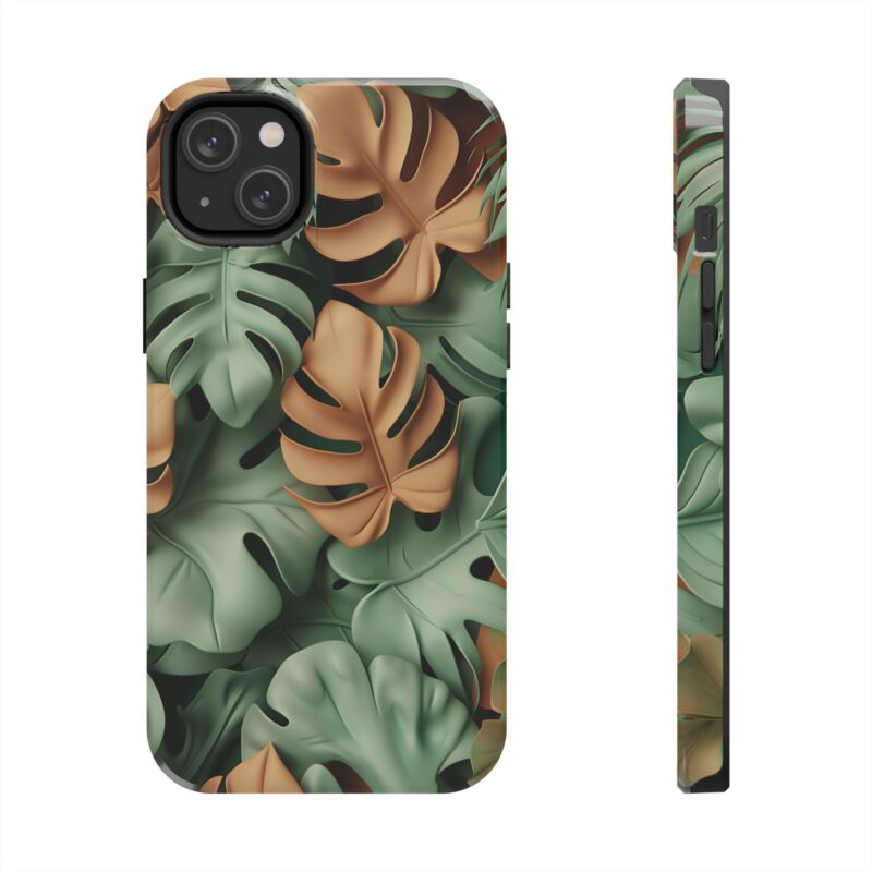 Earthy Leaf Pattern Phone Case 2