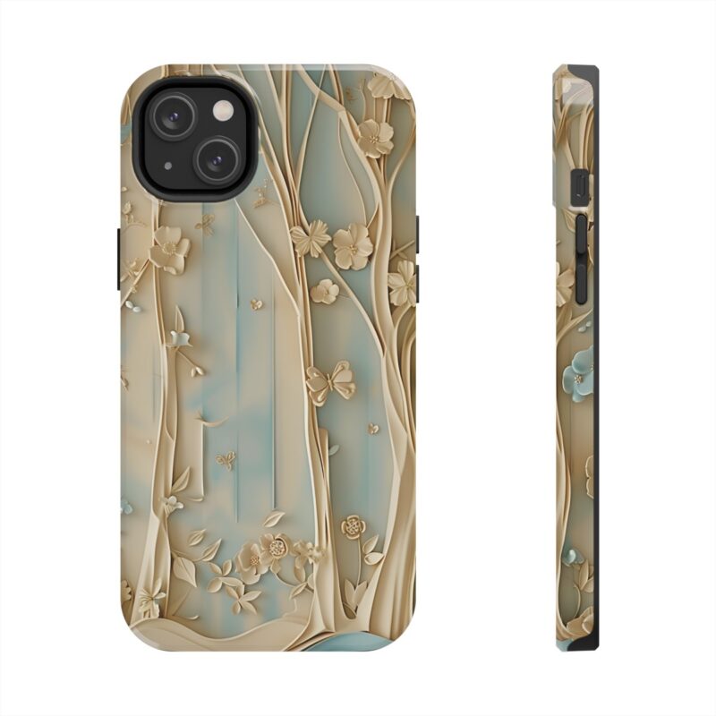 Tranquil Blossoms Layered Paper Phone Case 2