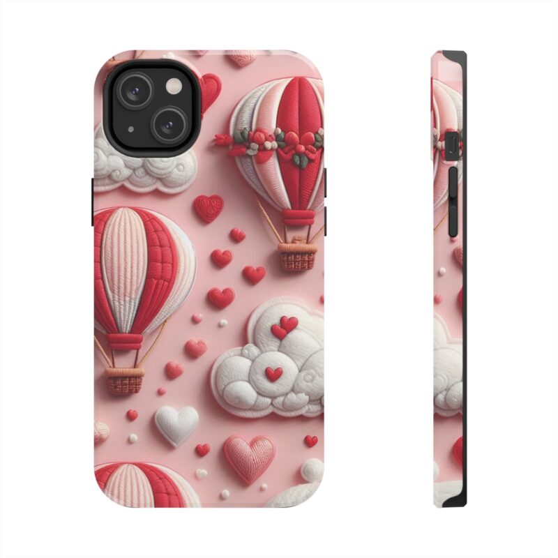 Pastel Hot Air Balloon Embroidered Phone Case 2