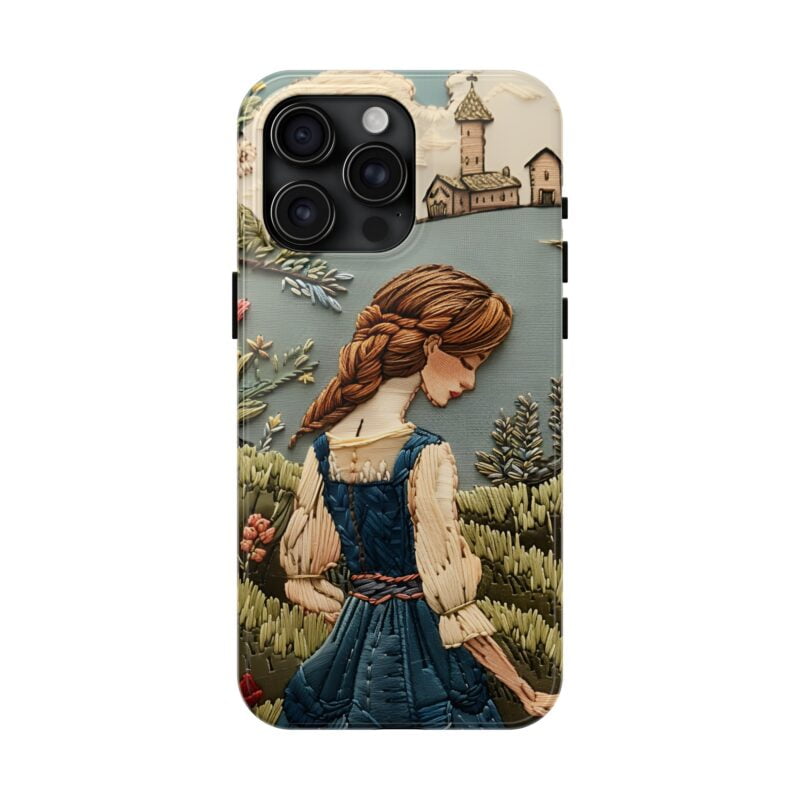 Garden Belle Embroidered Phone Case