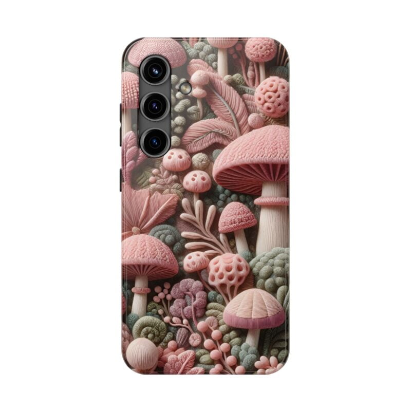 Mushroom Embroidered Phone Case 4