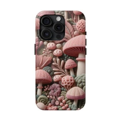 Mushroom Embroidered Phone Case