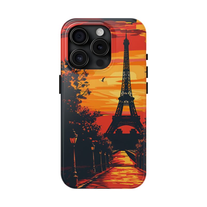 Paris Retro Travel Poster Phone Case