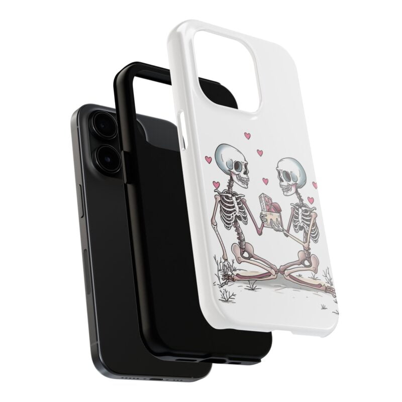 Skeleton Love Couple Phone Case 2