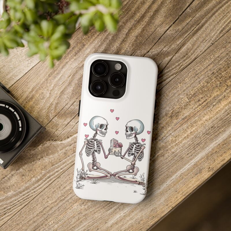 Skeleton Love Couple Phone Case 3