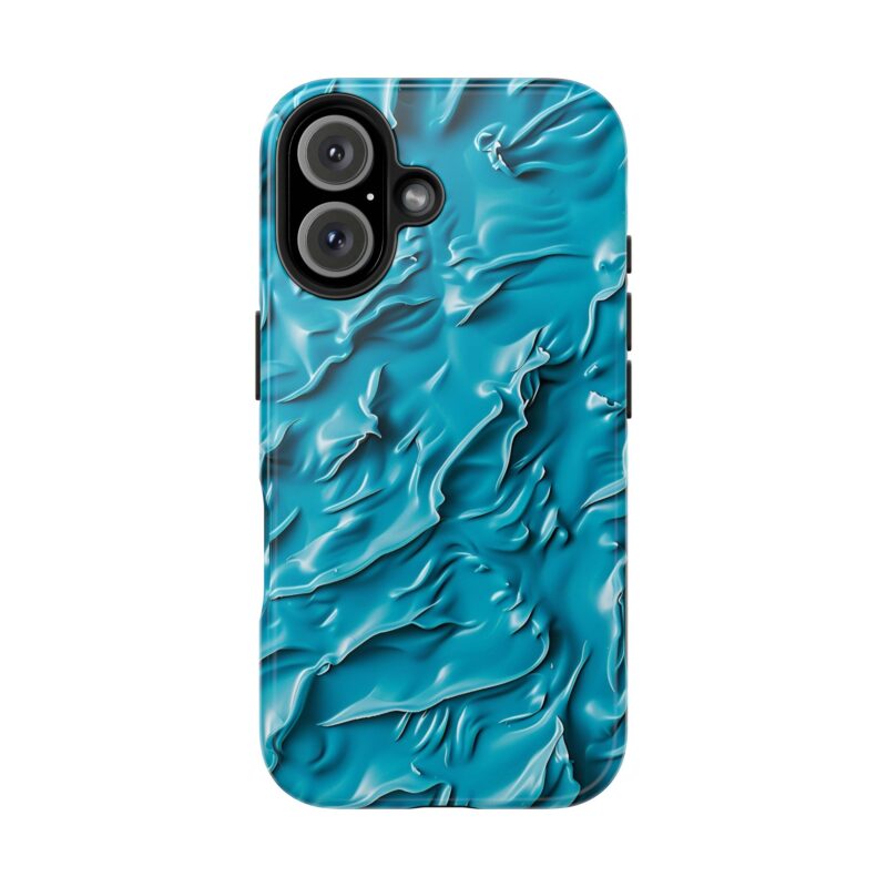 Turquoise Texture iPhone 16 Case